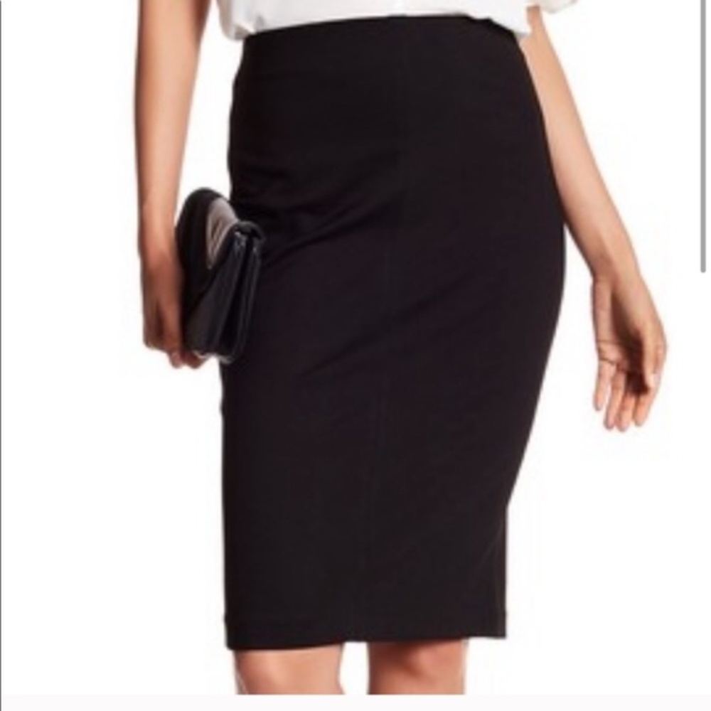 Catherine Malandrino Navy Midi Pencil Skirt